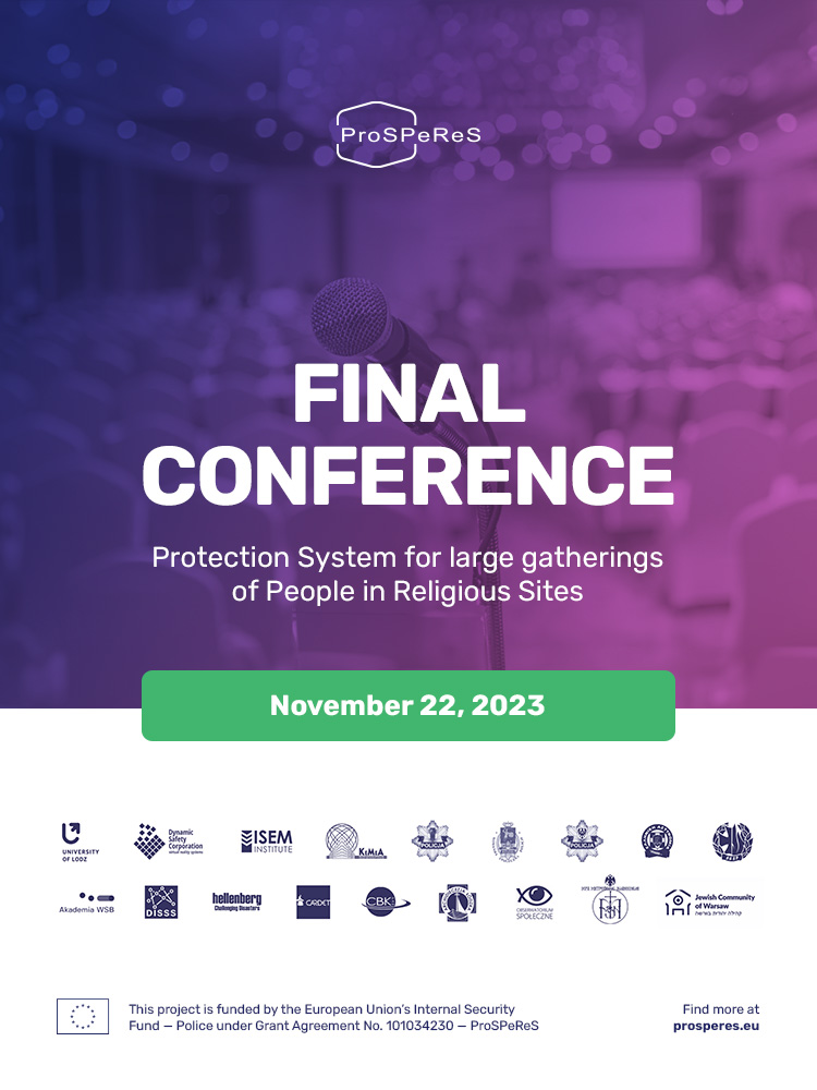 a graphic of the conference with details about its time and project partners